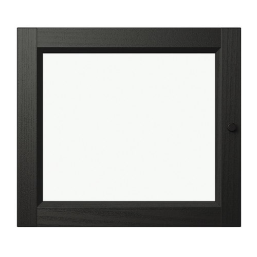 IKEA OXBERG Glass Door, 40x35cm, Black-brown