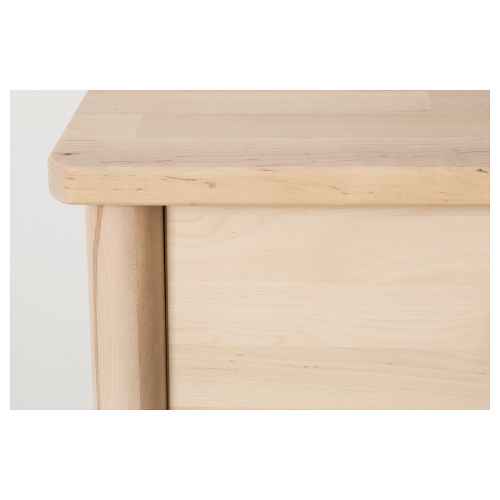 IKEA BJORKSNAS Chest of 5 Drawers 90x90cm, Birch