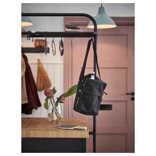 IKEA VADHOLMA Kitchen Island with Rack 126x79x225CM Black, Oak