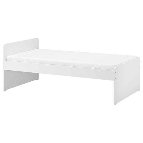 IKEA SLAKT Long Single Bed Frame with Slatted Bed Base