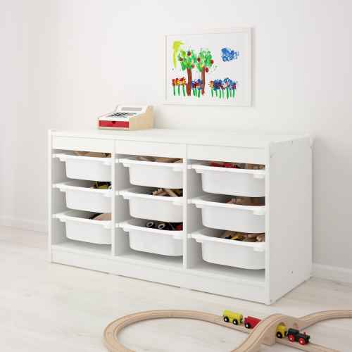 IKEA TROFAST Storage Box 42x30x10cm White