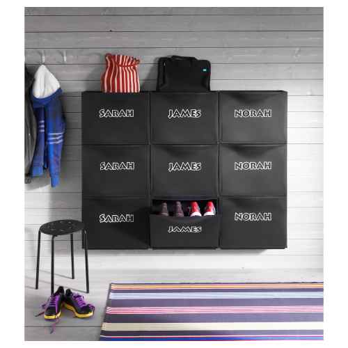 IKEA TRONES Shoe Cabinet/Storage 52x39cm, Black