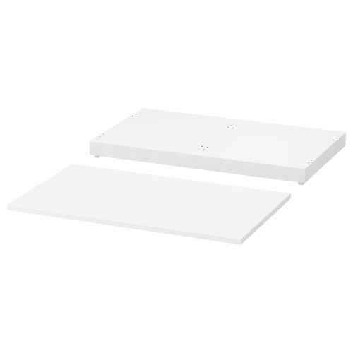 IKEA NORDLI Top and Plinth 80x47CM White