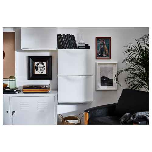 IKEA TRONES Shoe Cabinet/Storage 52x39cm, White