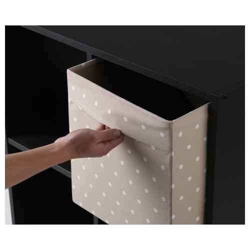 IKEA DRONA Box 33x38x33CM Beige, Dotted