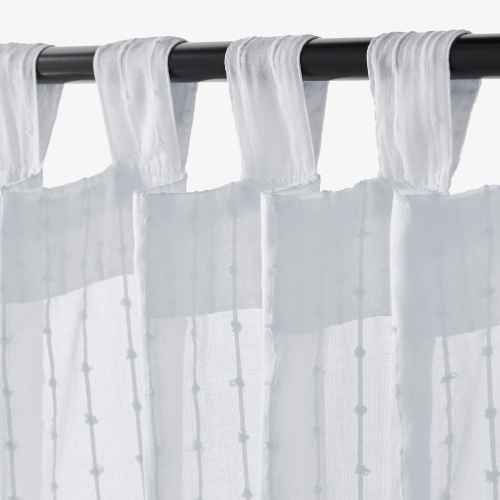 IKEA MATILDA Sheer Curtains 140x250CM WHITE