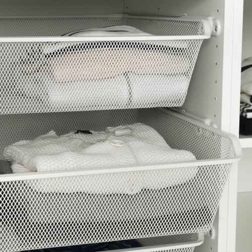 (Pax Part)IKEA KOMPLEMENT Mesh basket 100x58CM White