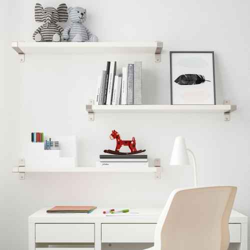 IKEA BERGSHULT Shelf 80X20CM WHITE