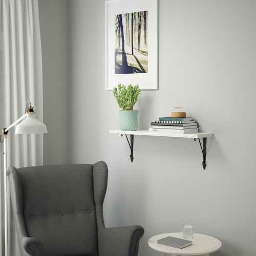 IKEA BERGSHULT Shelf 80X20CM WHITE