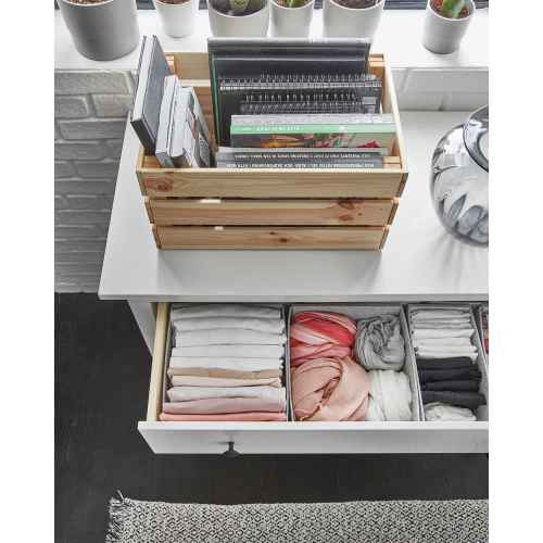 (Pax Part)IKEA KOMPLEMENT Box 25x27x12CM LIGHT GREY