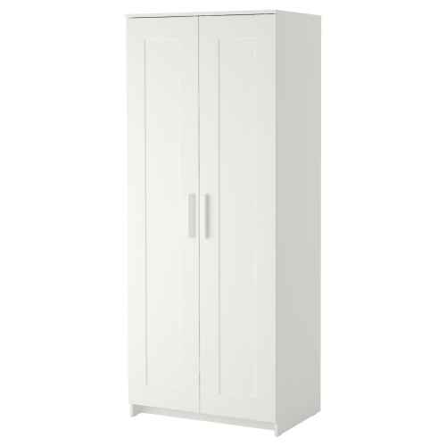 IKEA BRIMNES Wardrobe with 2 doors 78x190CM WHITE