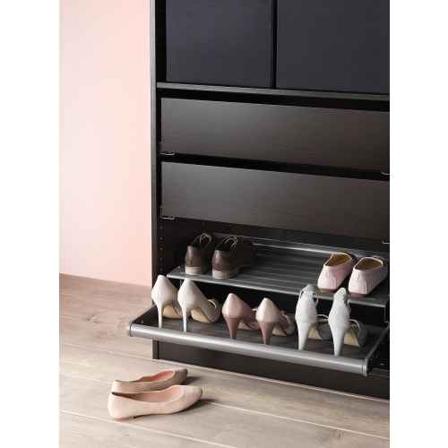 IKEA KOMPLEMENT Pull-out shoe shelf 100x58cm Dark grey