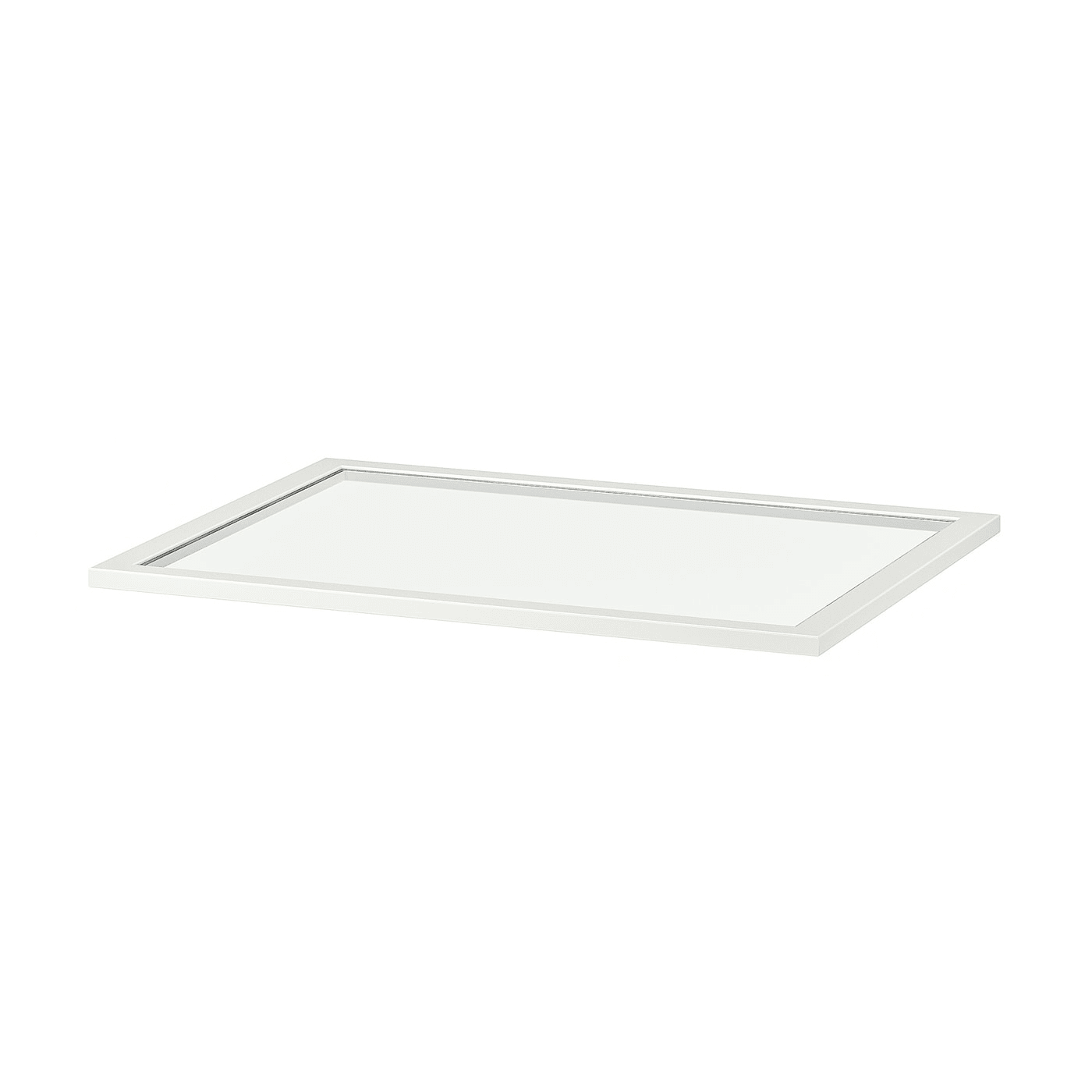 IKEA KOMPLEMENT Glass Shelf 75x58CM WHITE