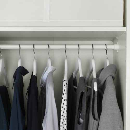 IKEA KOMPLEMENT Clothes Rail, White 75CM