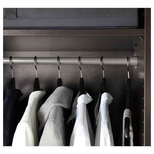 (Pax Part)IKEA KOMPLEMENT Clothes Rail 100CM Dark Grey