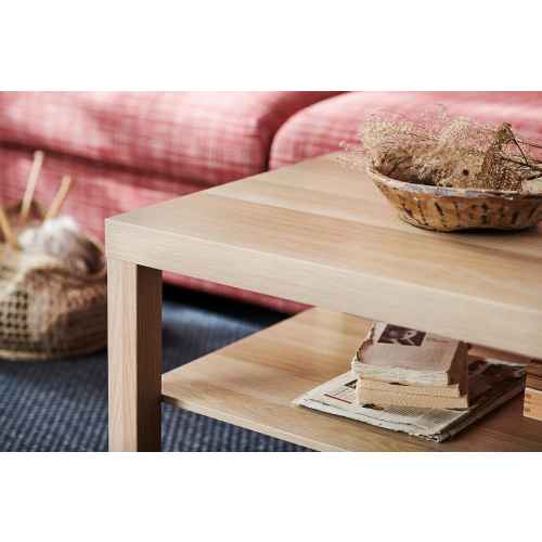 IKEA LACK Coffee Table 90x55CM White Stained Oak Effect