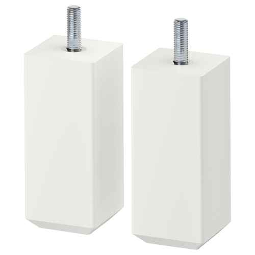 IKEA STUBBARP Leg, White / 2pack