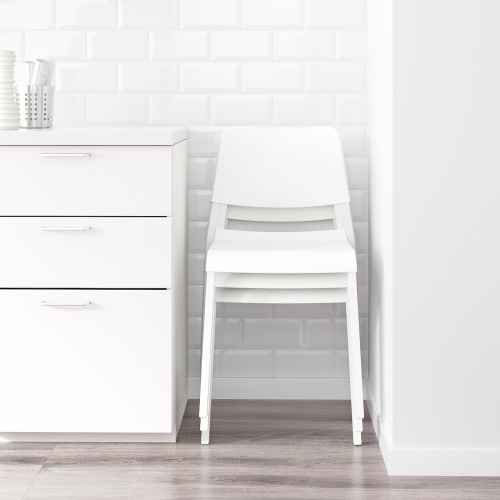 IKEA TEODORES Chair 46x54x80cm, White