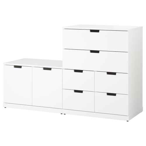 (Nordli Part)IKEA NORDLI Chest Of 8 Drawers 160x99CM WHITE