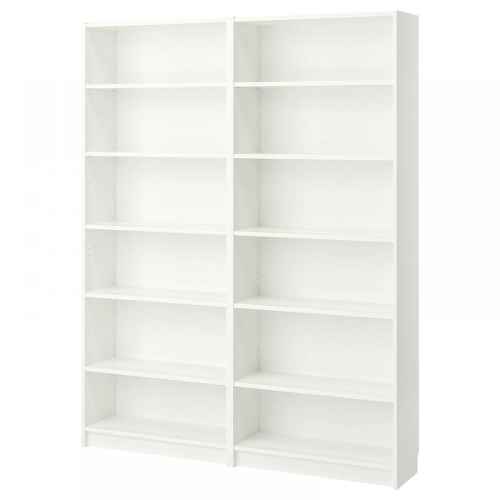 IKEA BILLY Bookcase 160x28x202cm, White