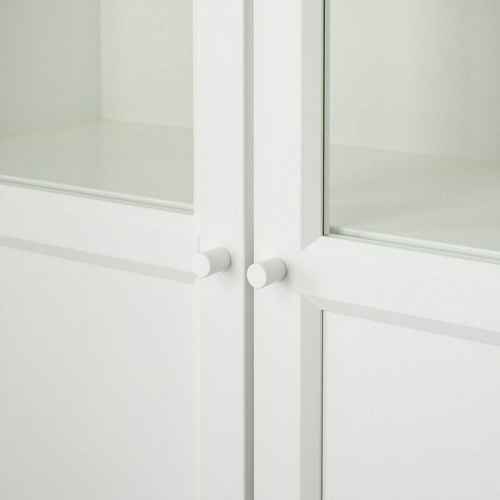 IKEA BILLY / OXBERG Bookcase With Panel/Glass Doors, 160x30x202 cm White