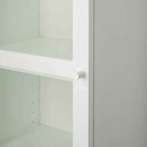 IKEA BILLY / OXBERG Bookcase With Glass Door, 40x30x237cm, White