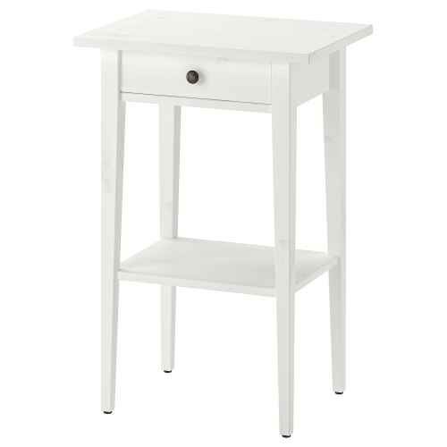 IKEA HEMNES Bedside table 46x35cm White Stain