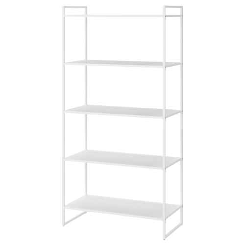 IKEA JONAXEL Shelving Unit, 80x38x160 cm, White