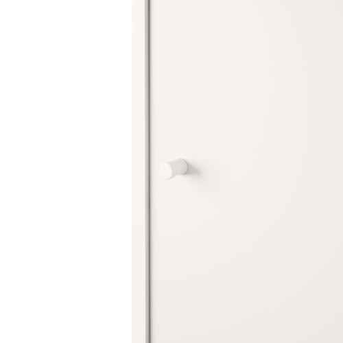 IKEA KLEPPSTAD Wardrobe With Sliding Doors, 117x176 cm, White