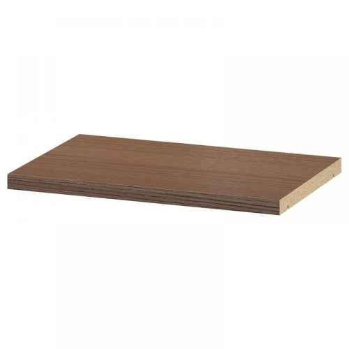 BILLY Extra shelf, brown ash veneer36x26 cm