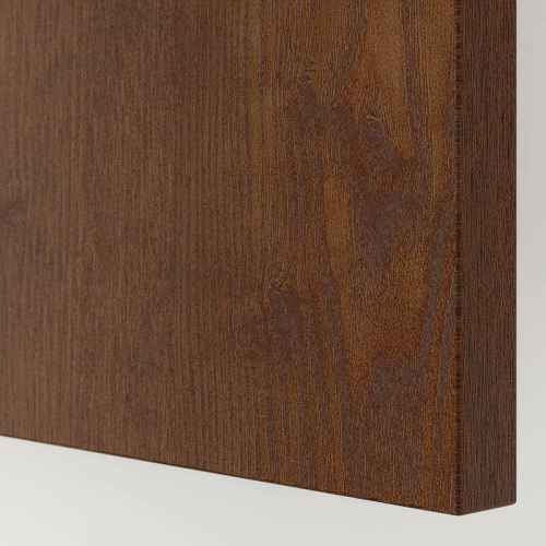 PAX Wardrobe, brown stained ash effect 150x66x236 cm