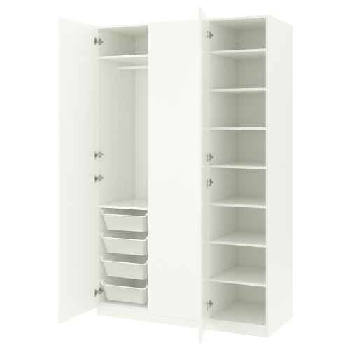 PAX Wardrobe, white 150x60x236 cm