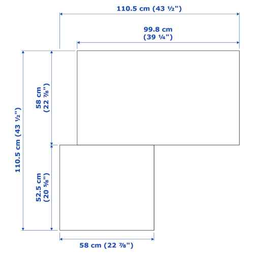 (Pax Part)PAX Corner wardrobe, white, Glimore white 111x111x236 cm