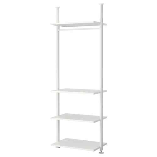 (Elvarli Part)IKEA ELVARLI 1 section, white 92x51x222-350 cm