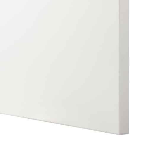 (Besta Part)IKEA BESTA TV Storage Combination Glass Doors, White, LAPPVIKEN Clear Glass, 300x42x193 cm