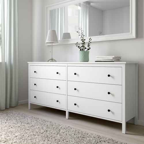 IKEA KOPPANG Chest of 6 Drawers 172x83cm, White