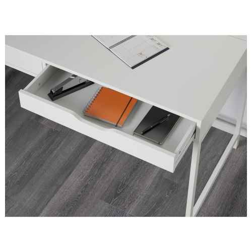 IKEA ALEX Desk, White, 132x58 cm