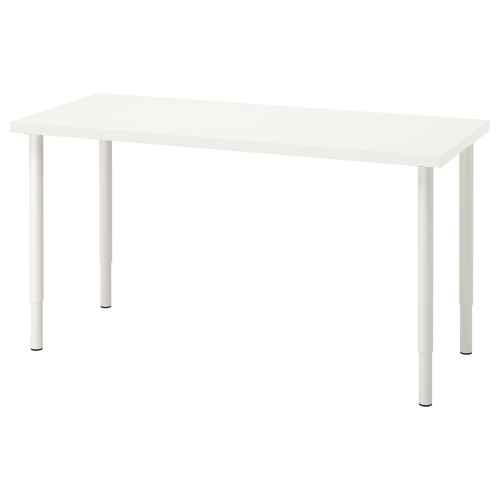 IKEA LAGKAPTEN / OLOV Desk white 140x60 cm