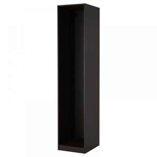 (Pax Part)IKEA PAX Wardrobe frame 50x58x236CM Black-Brown