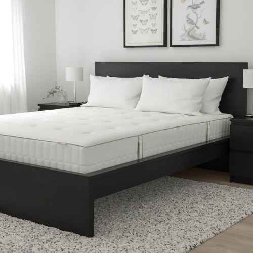 HOKKÅSEN pocket sprung mattress firm/white 180x200 cm, WH