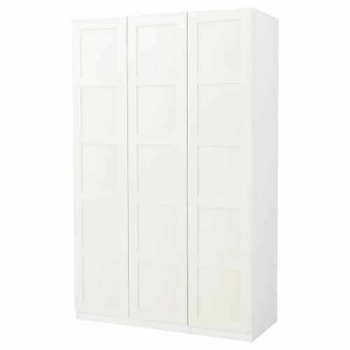 (Pax Part)IKEA PAX Wardrobe 150x60x236 cm, White/Bergsbo White