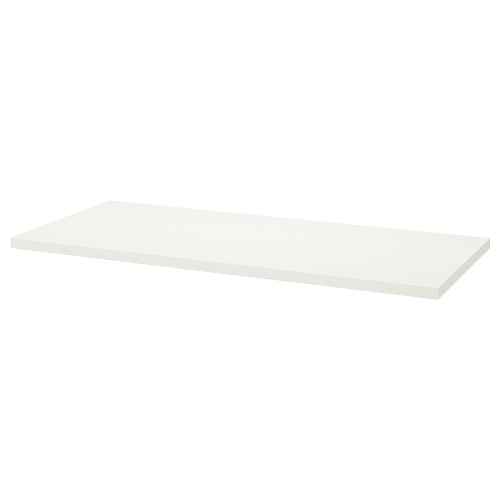 IKEA LAGKAPTEN / MITTBACK Desk, 140x60 cm, White/Birch