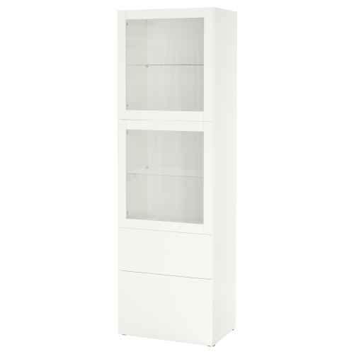 (Besta Part)IKEA BESTA Storage Combination with glass Doors, WH 60x42x193 cm