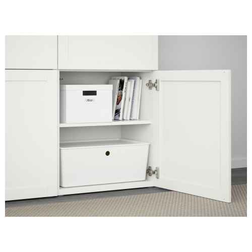 (Besta Part)IKEA BESTA Storage Combination w Doors, WH 120x42x193 cm