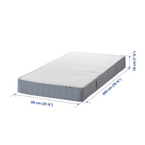 IKEA VESTMARKA sprung mattress 90x200 cm, Extra firm