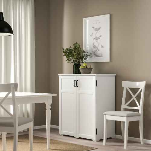 IKEA GREAKER Cabinet with Drawers 84x101cm, White