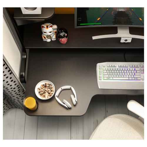 IKEA FREDDE Desk 185x74x146cm Black