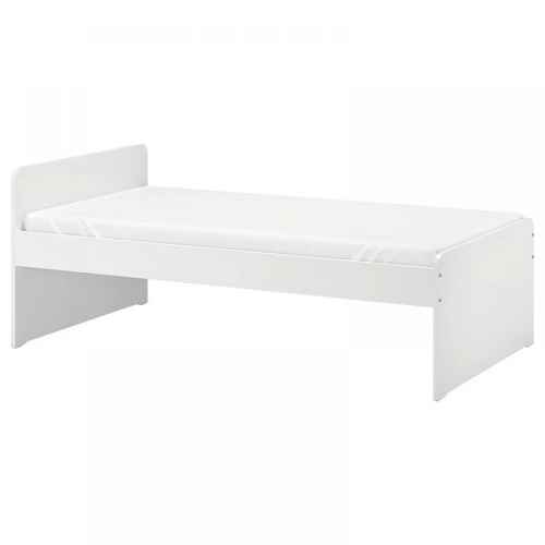 IKEA SLAKT Bed Frame and Memory Foam Mattress Combo, Long Single