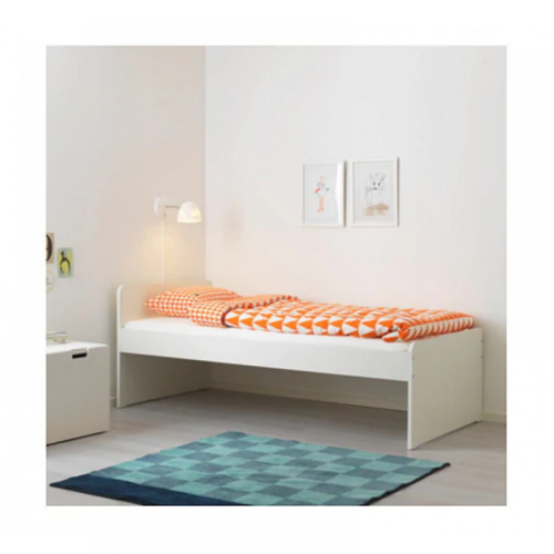 IKEA SLAKT Bed Frame and Memory Foam Mattress Combo, Long Single