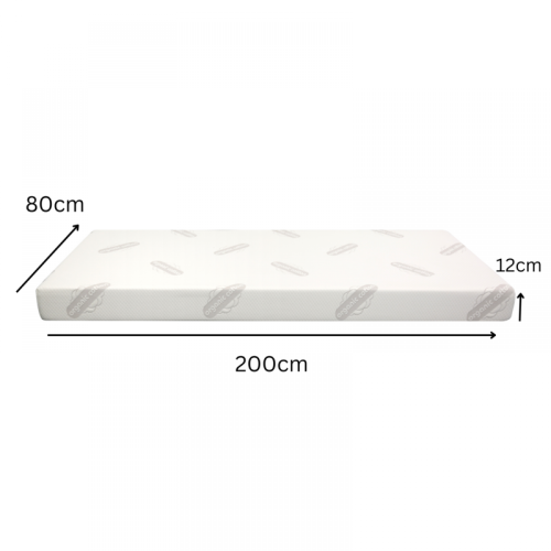 IKEA UTAKER Stackable Bed and 2 Memory Foam Mattresses Combo, 80x200cm